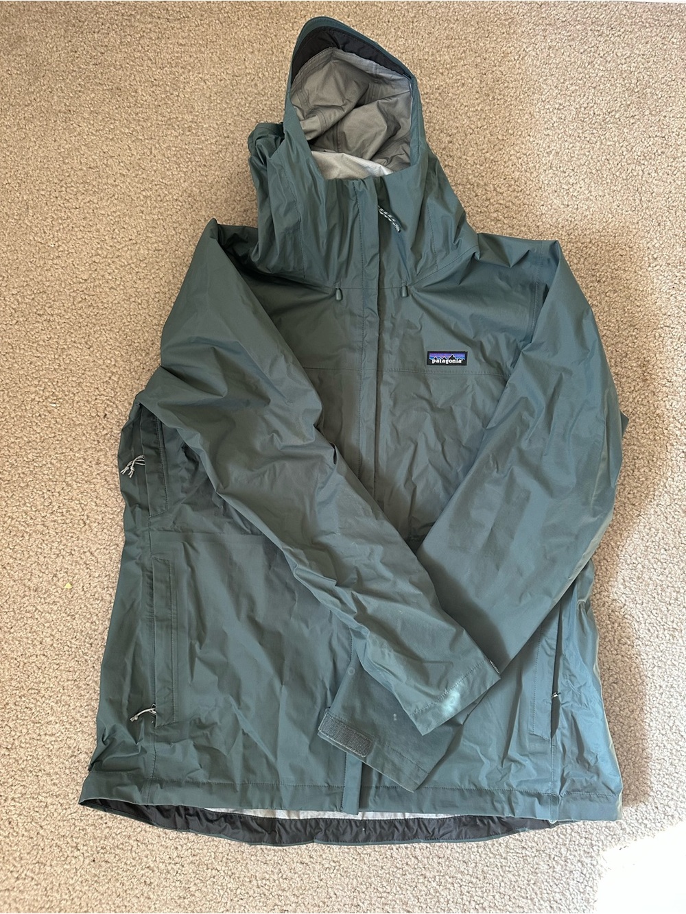 Patagonia Women's Nouveau Green Torrentshell 3L Rain Jacket XL - Picture 4 of 5